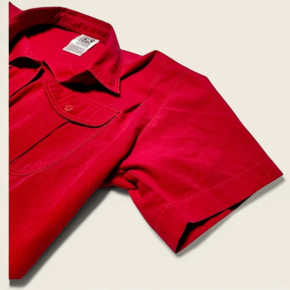 PS Sport Vintage Casual Short Sleeve‎ Button Down – Petite Small - Picture 4 of 9